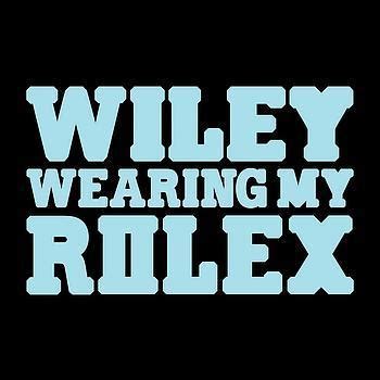 wiley wearing my rolex.